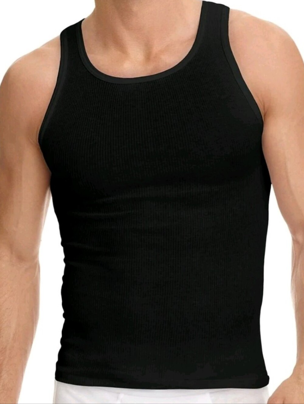 4 Pack Ribbed Tank Tops - Picture 5 of 6